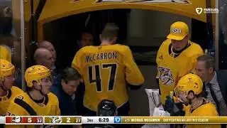 Ross Johnston vs Michael McCarron - Ducks @ Preds (21/10)