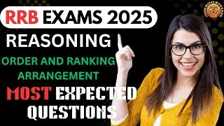 🔥 MOST EXPECTED TOP 20 ORDER AND RANKING QUESTIONS WITH SOLUTIONS | FOR RRB GROUP D 2025 EXAM 🎯