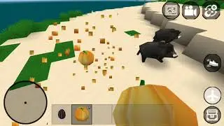 MINI BLOCK CRAFT ANIMAL || FEEDING THE WILD BOAR