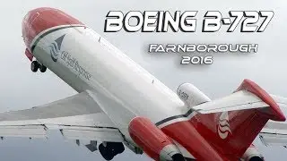 Boeing B727 Oil Spill Response Spraying Farnborough 2016