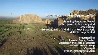 Smith Rock Adventure!  Stunning Land for an Epic Dream Home!