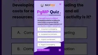 PgMP Exam Prep Q-90 #programmanagement  #projectmanagement  #youtubeshorts #program