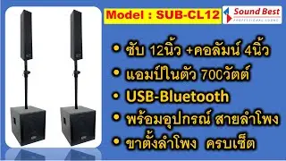 Sound Best : SUB-CL12 ซับเบส 12