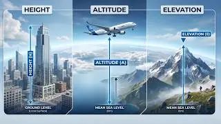 What IS The Difference Between Height, Altitude & Elevation?