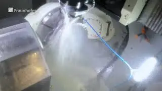 Milling a BLISK at Fraunhofer IPT (Time Lapse)