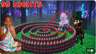 I BUILT THE BEST AFK BASE IN 99 NIGHTS IN THE FOREST