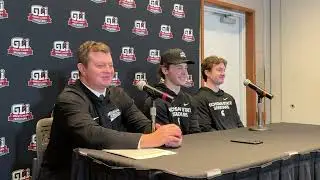 MSU Head Coach Adam Nightingale, Anthony Romani, and Trey Augustine Postgame Press Conference at GLI