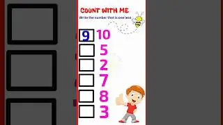 Backward counting, Reverse counting, back counting #shorts  #viral  #youtubeshorts  #shortsvideo