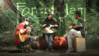 Forest Jam | Improvised jam session | Handpan, Guitar, Udu & Cajon