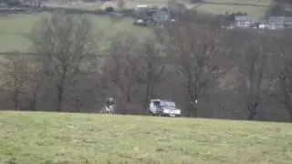 Jack Challoner, Land Rover Defender vs Beta Trials Bike