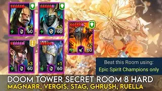 Doom Tower Secret Room 8 Hard - Epic Spirit Champions only | Raid Shadow Legends Guide