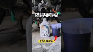Drain Oli Shell Advance city scooter 10w30