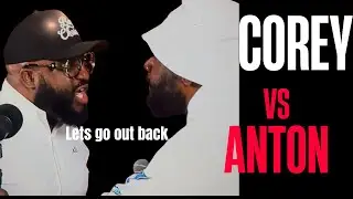 Anton Daniels and Corey Holcomb about to Fight live on the 5150 Show Video