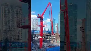 Unleash the full potential of your project with the JAINE concrete placing boom's stable performance