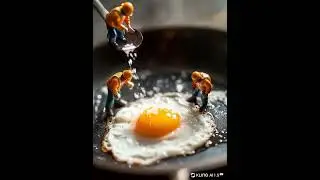 Mini Workers in Action: Egg-citing Adventures! #MiniWorkers, #EggMagic, #EggCiting #Adorable #ai