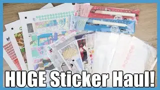 Huge Planner Sticker Haul! Printable Stickers & MORE!