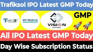 SME IPO Latest GMP Today | My Mudra IPO GMP | Trafiksol IPO Latest GMP | #ipo #ipogmp #trending