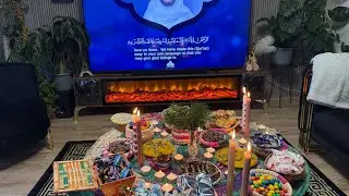 #يا زكريا عودي عليه كل سنه وكل عام ننصب صينية🕯️🕯️شغلت للكل شمعات 🕯️ ان شاءالله مرادكم واصل