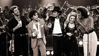 Michael Jackson, Prince, Madonna, Whitney & George Michael United for a Charity Night