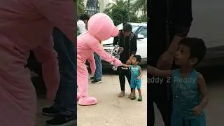 Pink Teddy With Small Boy Viral Short #viral #youtube #funny #comedy #viralvideo #viralshorts #yt