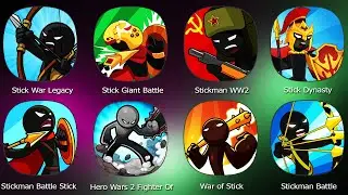 Stick War Legacy,Stick Giant Battle Reborn,Stickman WW2,Stick Dynasty,Stickman Battle,War of Stick