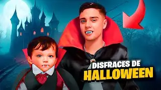 PROBANDO DISFRACES de HALLOWEEN con ARTURITO 🎃 👻