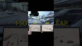 Tesla FSD in Europe (only visualization for now)
