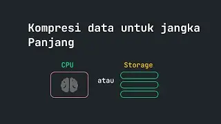 Utamakan CPU atau Storage dalam Kompresi ? 🤔