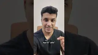 Здесь и там на хинди 🇮🇳 Практикуйтесь со мной! #изучениехинди #урокихинди