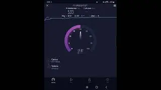 Optus 5g speed test melbourne (south yarra) on the samsung fold 2 - May 2022