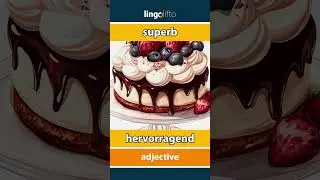 🇬🇧🇩🇪 superb - hervorragend : vocabulary builder : learn English : Lernen wir Englisch