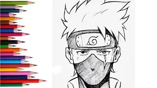kakashi drawing easy | Vinay Sketchbook tutorial