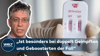 NEGATIV UND ANSTECKEND: Darum ist der Test bei Omikron erst so sp&auml;t positiv | WELT Interview