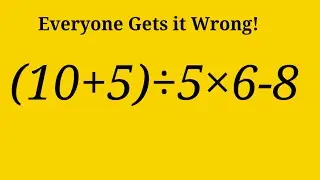 1% Get this right!