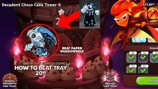 How to beat Tray 20 in Decadent choco cake tower! [Cookie Run Kingdoom]