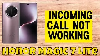 Incoming call not showing problem  Honor Magic 7 Lite || Incoming call not working properly