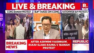 Kiren Rijiju Slams Rahul Gandhi & Congress Over Shirtless Protest at AI Summit | 'Nanga Naach kiya&hellip;'