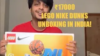 The Most Expensive LEGO Sneakers in India?! ₹17,000 NIKE Dunks 👟🧱#LEGO #NikeDunks #Unboxing 