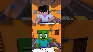 Zombie &ldquo;Rewinds Time&rdquo; and Flips the Game on Jinu in Tic Tac Toe! ⏳⭕😱 #minecraft #shorts #sigma
