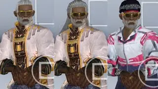 LEROY'S FINAL CUSTOM + DEFAULT P1 & P2 TEXTURES | White Locks | T8 | SELENA/20XXGEN MIX, Yed, ppsspp