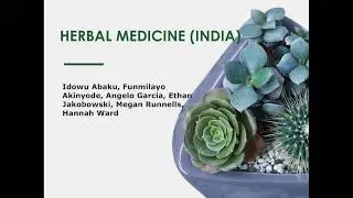 Herbal Medicine in India