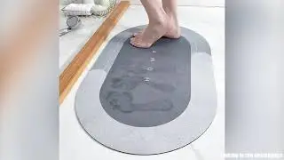 Diatom Super Absorbent Floor Mat Demo 2021- Does it Work？