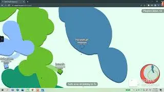 Taking 1st place in paper.io battle royale