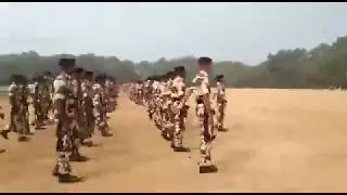 SSB TRAINING ODISHA POLICE GUN SALUTE DIRECT FROM GROUND