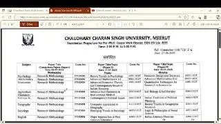 🔥Ccsu Pre Phd Coursework Examinations Schedule June 2025🔥