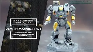 BattleTech BattleMech Spotlight (Kinda) - Warhammer 6R - Inner Sphere Heavy BattleMech - 4k