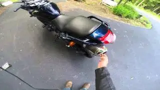 Carbon fiber scorpion slip on exhaust. 2008 Yamaha FZ6