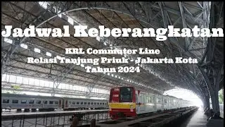 Stasiun Tanjung Priuk..‼️ Jadwal KRL tujuan Jakarta Kota..