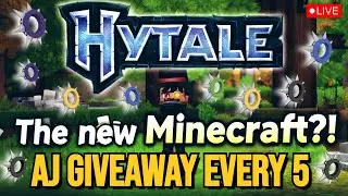 🔴 Hytale w/ @Slewtorius ✦ The new Minecraft? | AJ SPIKE COLLAR GIVEAWAY EVERY 5
