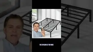 Bedframe Destroyed Mattress #mattress #chiropractor #sleep #chiropractic